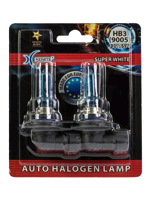Галогенная лампа Xenite HB3 (9005) (SUPER WHITE) 12V 