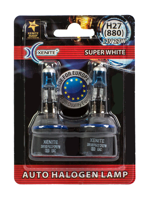 Галогенная лампа Xenite H27 (880) (SUPER WHITE) 12V 