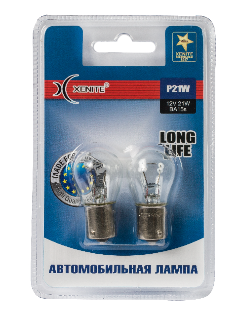 Лампа накаливания P21W LONG LIFE (12V)
