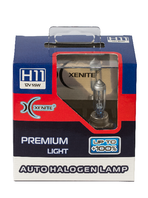 Галогенная лампа XENITE PREMIUM H11 (Яркость+100%) 12V